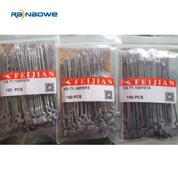 Feijian Hofa Nadel VO.71.100Y106/105/104 SOCK Ersatzteile zum Verkauf Strickmaschinen Herstellungswerk Fabrik Preis Einzelhandel